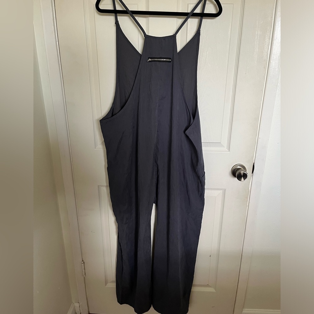 Women's Grey Dungarees-overalls Size 2XL